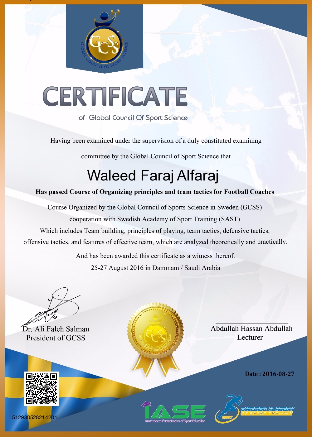 Waleed Faraj Alfaraj    